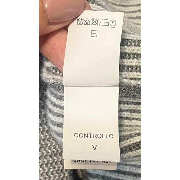 Brunello Cucinelli Cashmere Vanisé English Rib Cardigan w/Zipper IT 62 US XXL - Picture 13 of 16